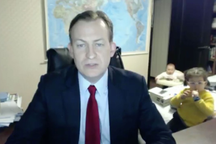 Len song truc tiep, giao su My bi hai con 'pha binh' hinh anh