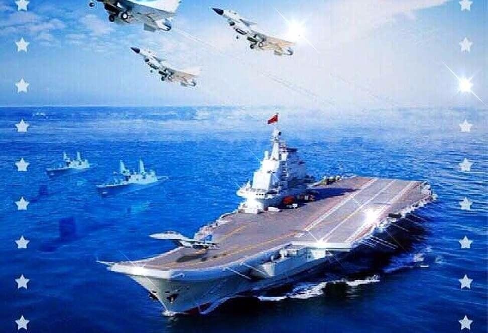 Tau My, may bay Nga bi ghep nham vao poster hai quan Trung Quoc hinh anh