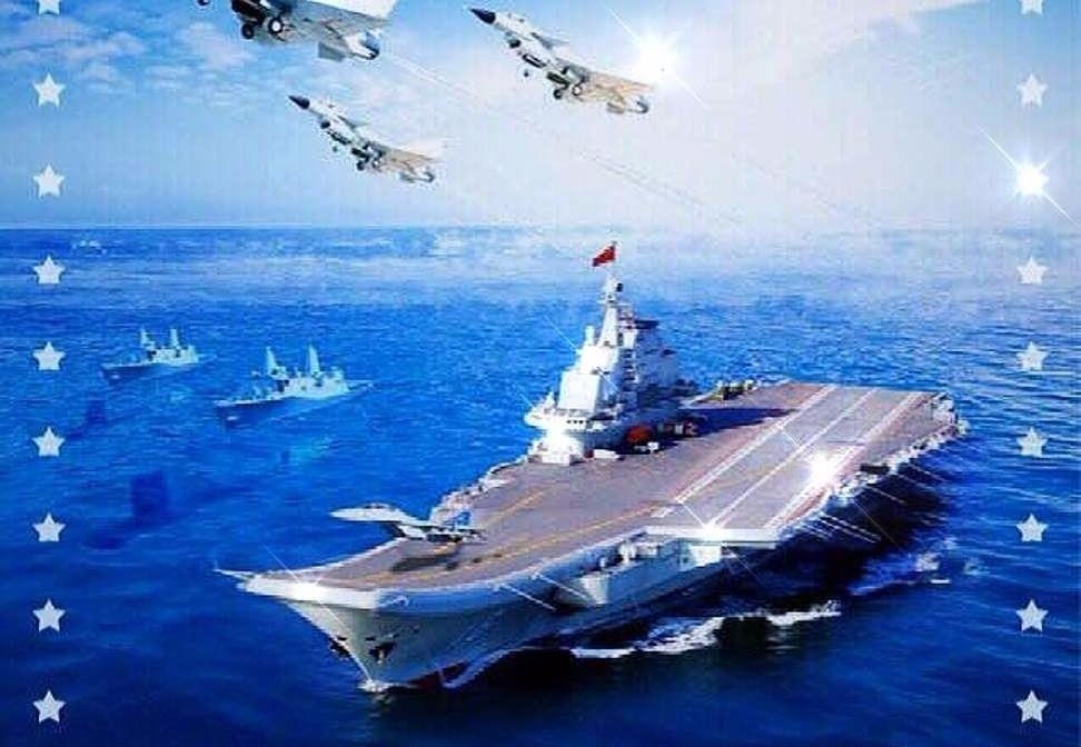 Bo Quoc phong TQ xin loi vi poster nham tau My, may bay Nga hinh anh