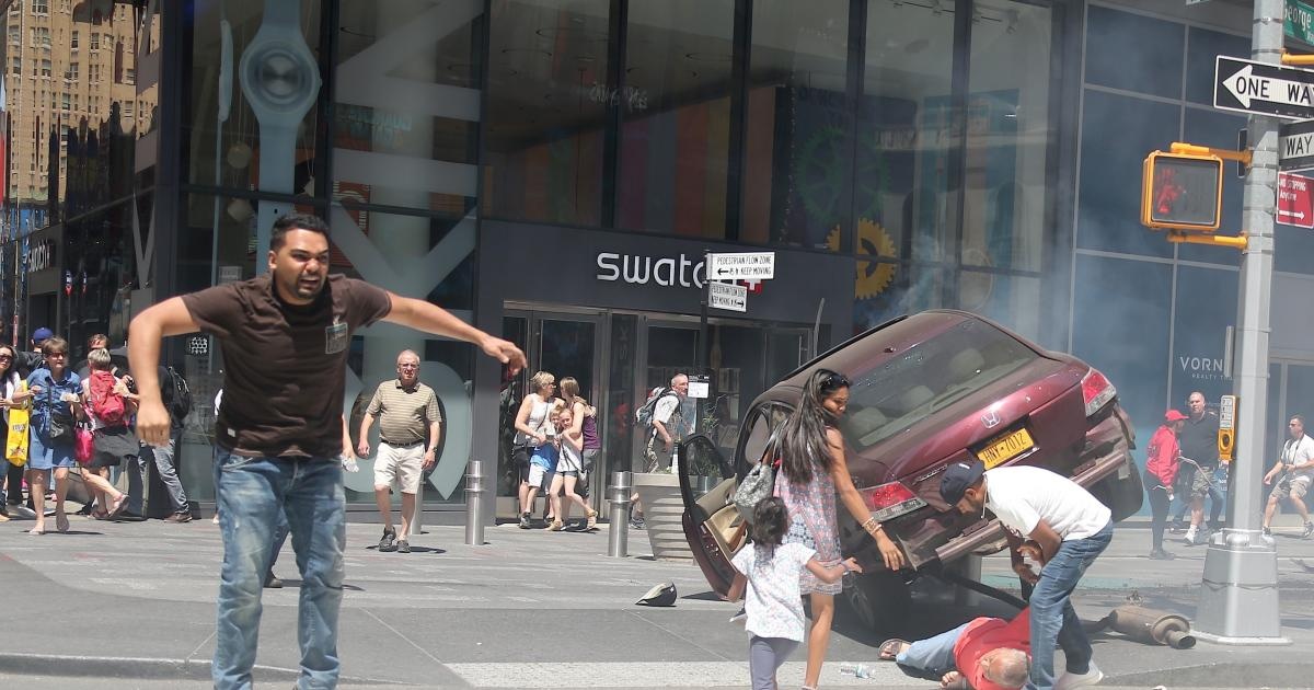 nghi pham dam xe New York bi bat anh 3