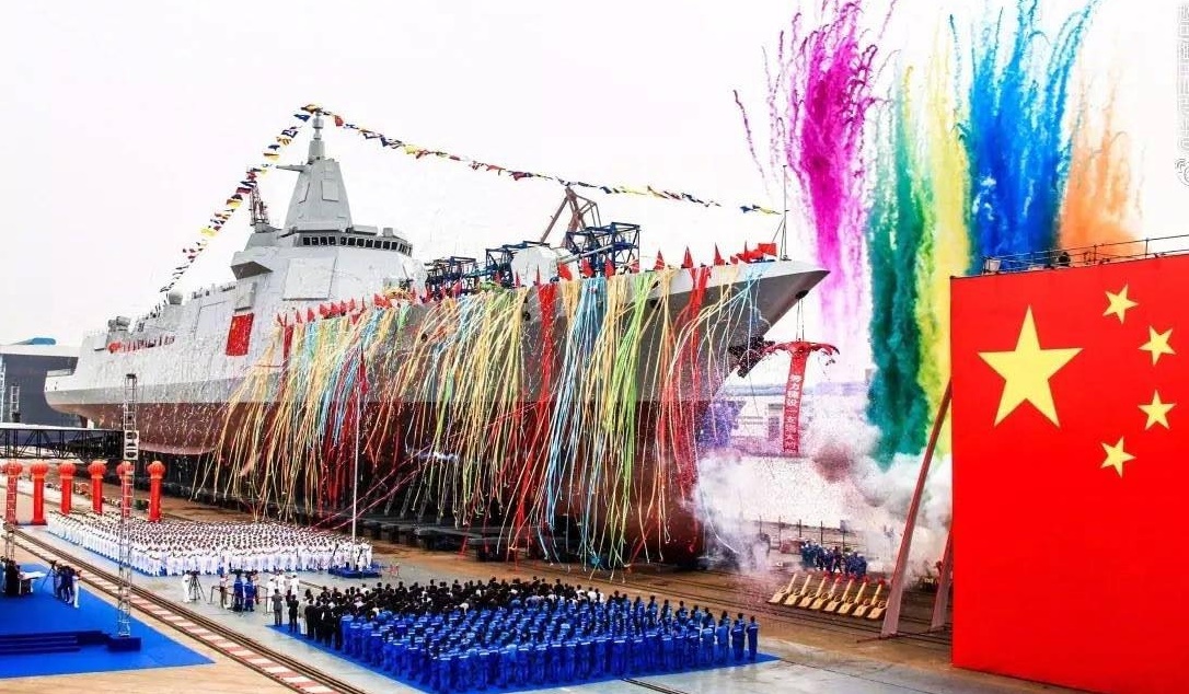 tàu chiến mới của Trung Quốc hạ thủy ảnh 1 tau chien moi cua Trung Quoc ha thuy anh 1