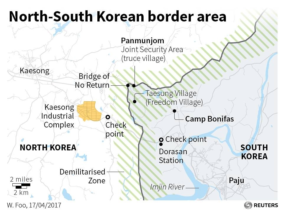 biên giới Hàn Quốc và Triều Tiên ảnh 3 bien gioi Han Quoc va Trieu Tien anh 3