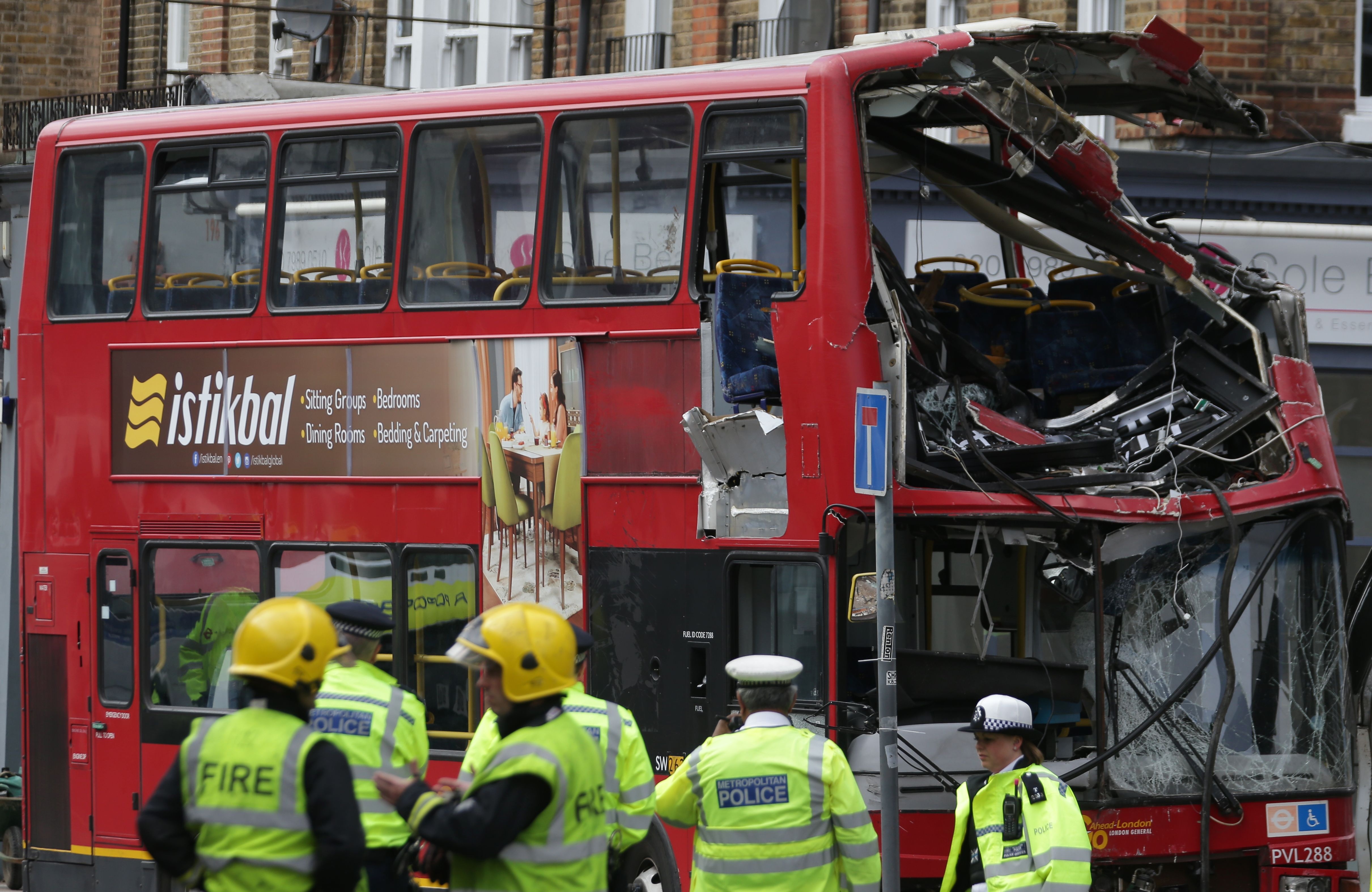 lao xe buýt trên phố London ảnh 5 lao xe buyt tren pho London anh 5