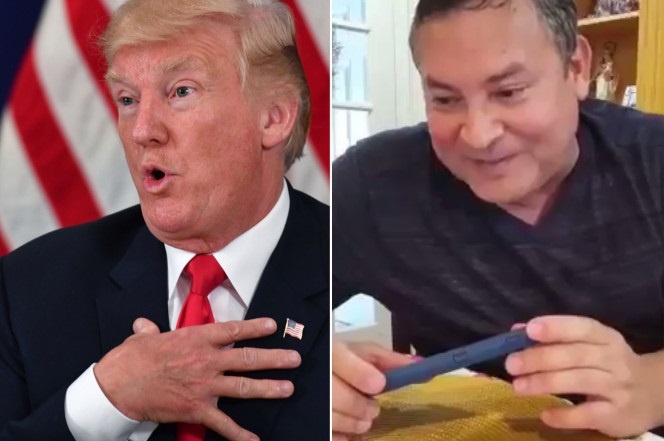 TT Trump tran an Guam truoc de doa tu ten lua Trieu Tien hinh anh