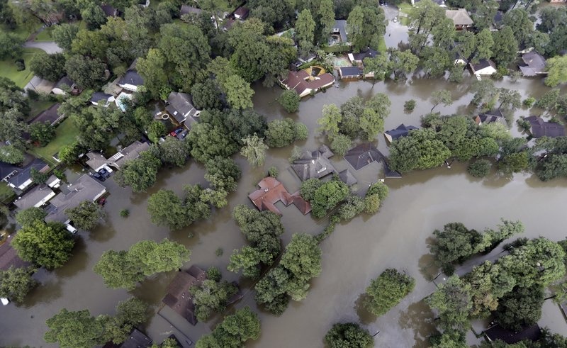 canh ngap lut o Texas nhin tu tren cao anh 7