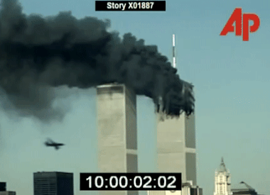 Nhung giay phut kinh hoang tai My ngay 11/9/2001 hinh anh