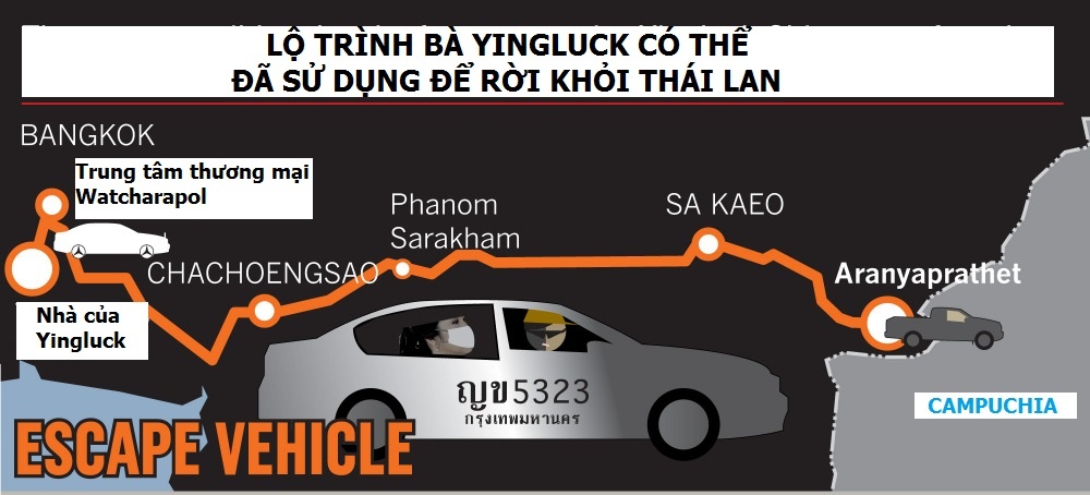 Yingluck bỏ trốn ảnh 2 Yingluck bo tron anh 2