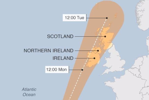 Anh, Ireland chuan bi don sieu bao manh nhat gan 60 nam hinh anh