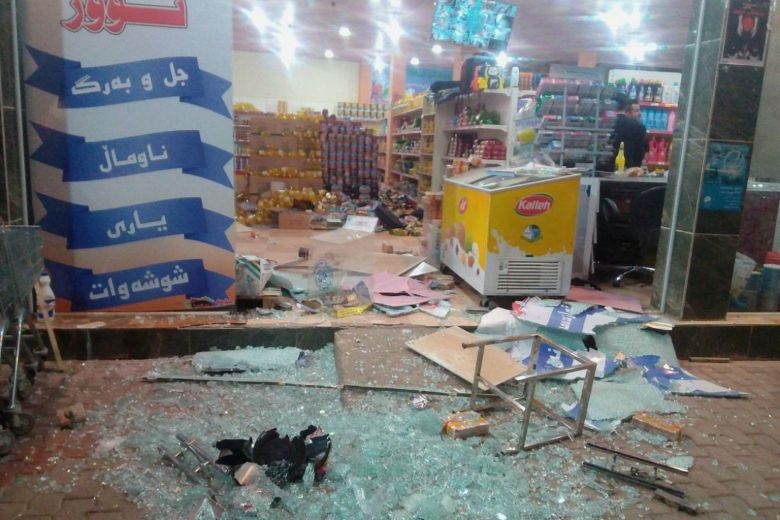 Dong do nat sau dong dat o bien gioi Iran - Iraq hinh anh