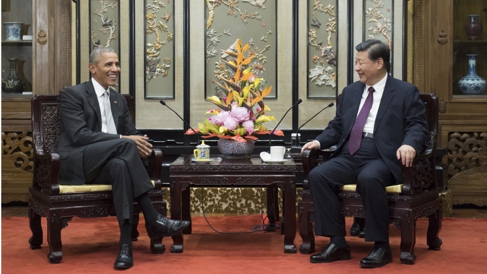 Gap lai nhau o Bac Kinh, Tap Can Binh ca ngoi Obama hinh anh