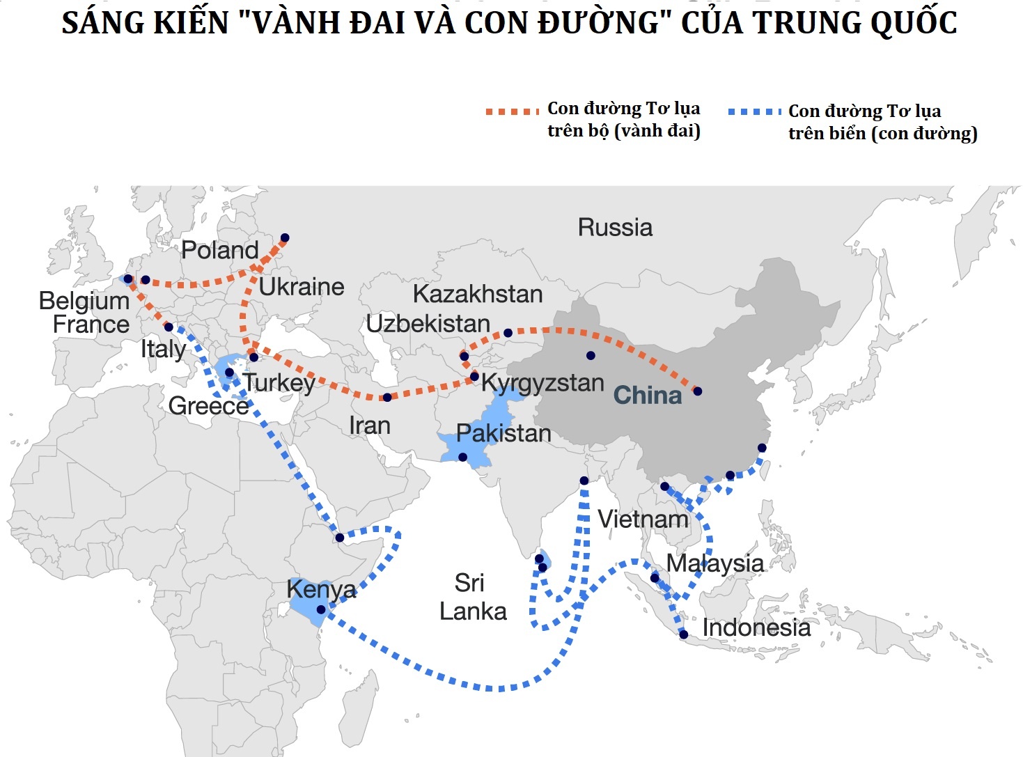 châu âu chia rẽ vì vành đai con đường ảnh 1 chau au chia re vi vanh dai con duong anh 1