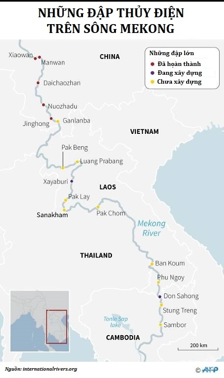 đập thủy điện trên sông Mekong ảnh 2 dap thuy dien tren song Mekong anh 2