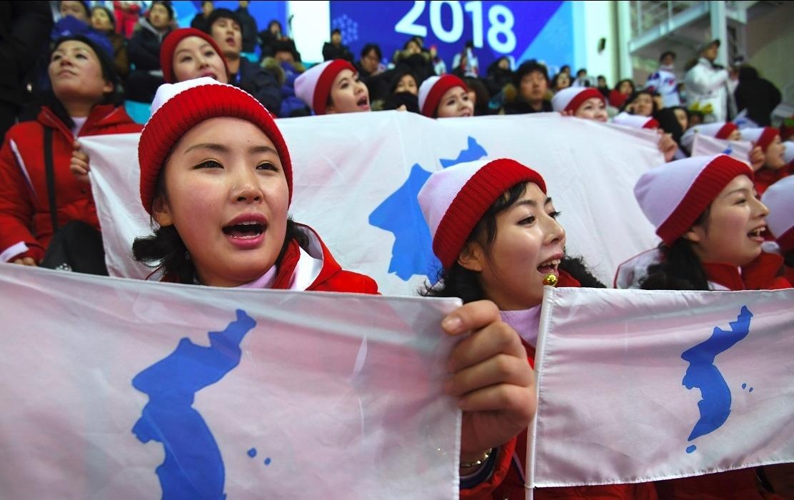 'Binh doan sac dep' Trieu Tien khuay dong nha thi dau Han Quoc hinh anh