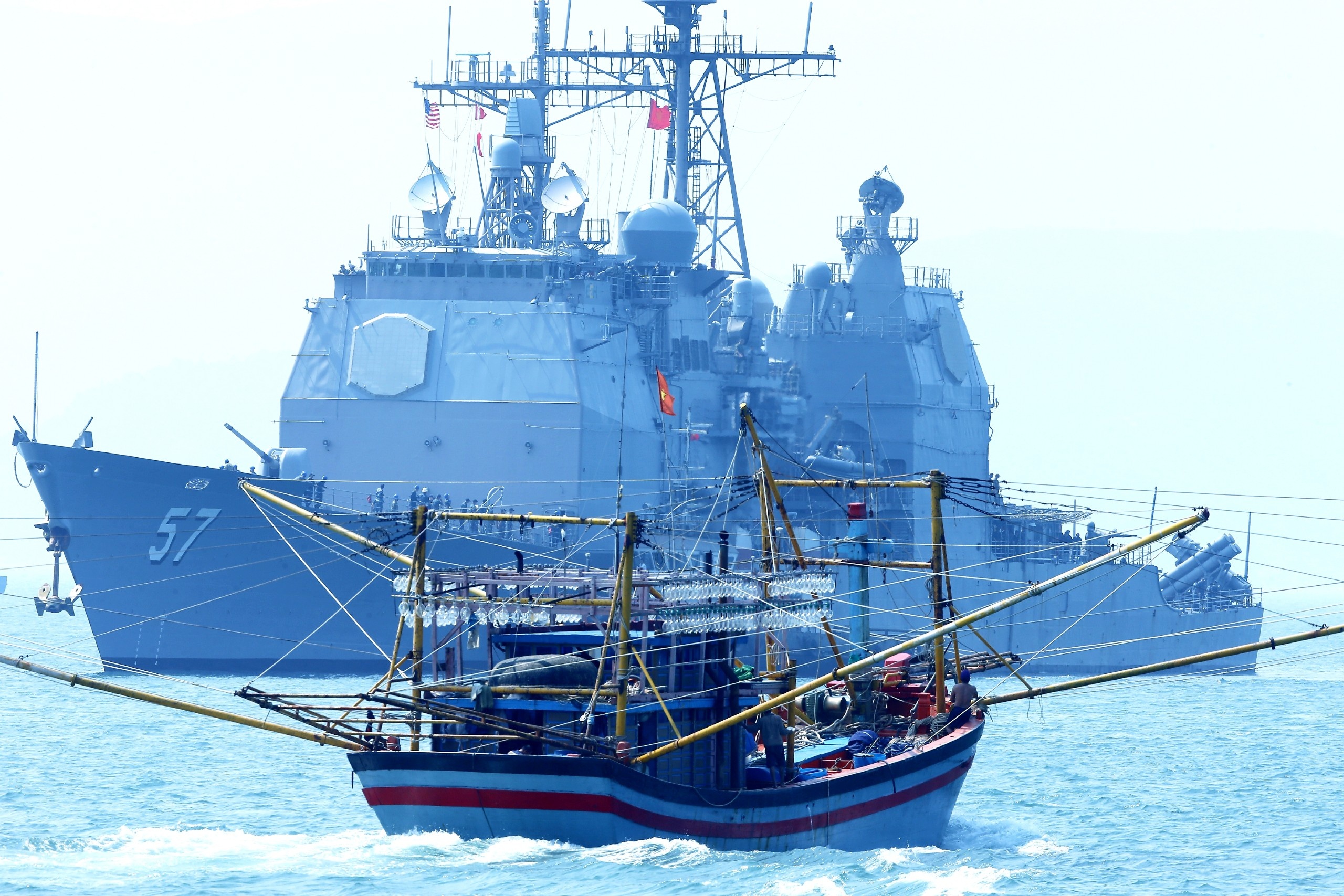 tàu sân bay mỹ thăm việt nam ảnh 6 tau san bay my tham viet nam anh 6