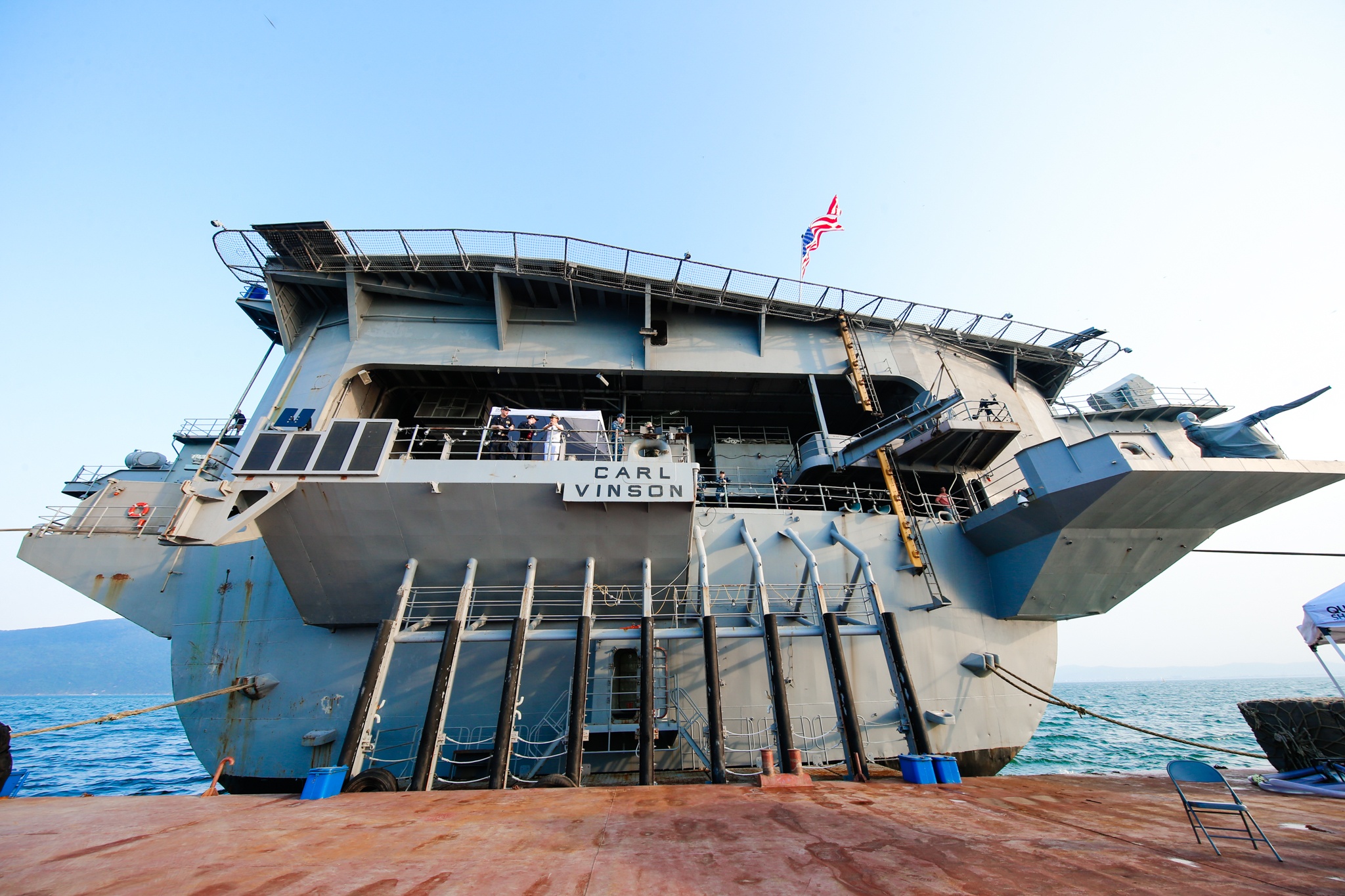 tàu sân bay mỹ thăm việt nam ảnh 4 tau san bay my tham viet nam anh 4