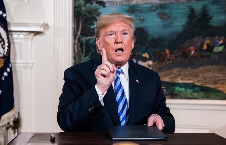 Canh bac lon cua Trump khi xe bo thoa thuan hat nhan Iran hinh anh