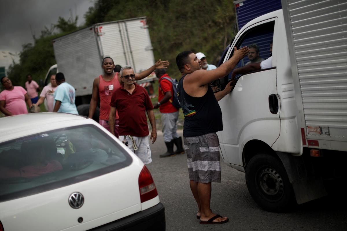 tai xe xe tai bieu tinh brazil anh 5