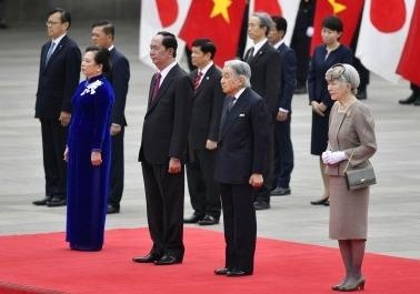 Truyen thong Nhat dua tin trang trong ve chuyen tham cua Chu tich nuoc hinh anh