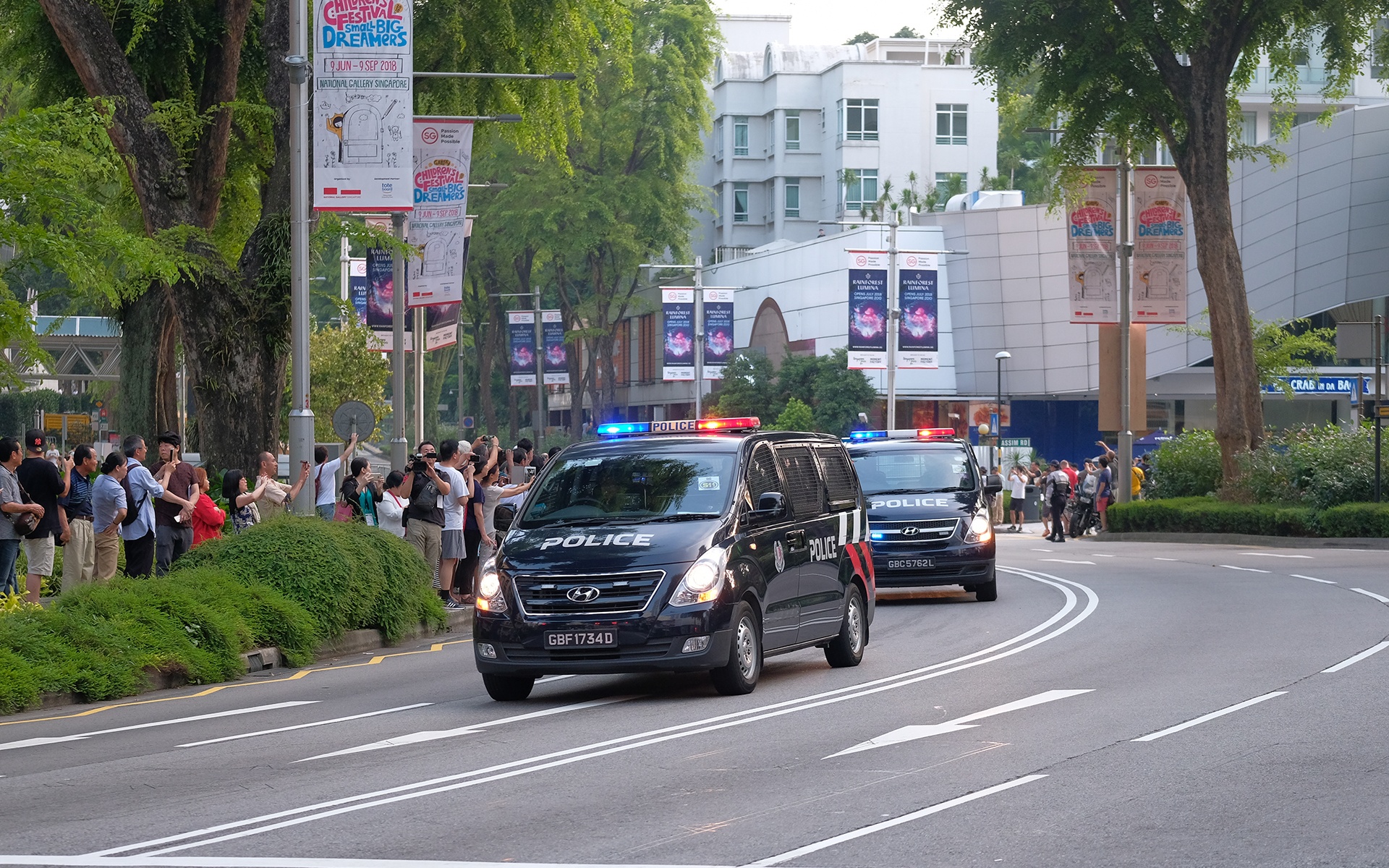 doan xe kim jong un o singapore anh 4