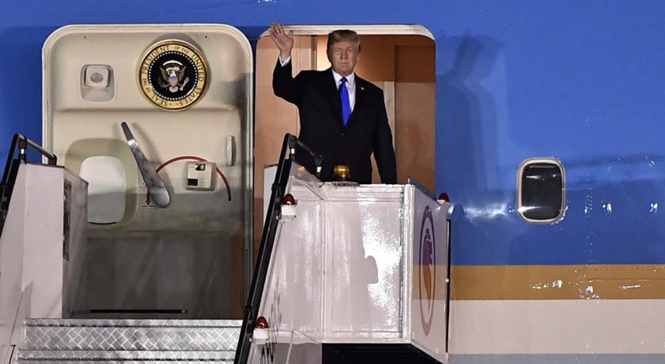 Tong thong Trump den Singapore du hoi nghi lich su My - Trieu hinh anh