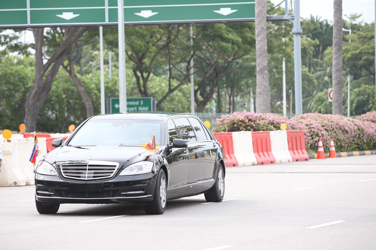 đoàn xe kim jong un ở singapore ảnh 3 doan xe kim jong un o singapore anh 3