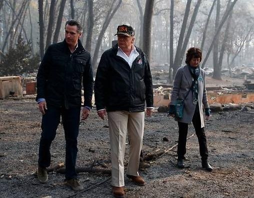 TT Trump den 'Thien duong' hoa tro tan vi chay rung o California hinh anh