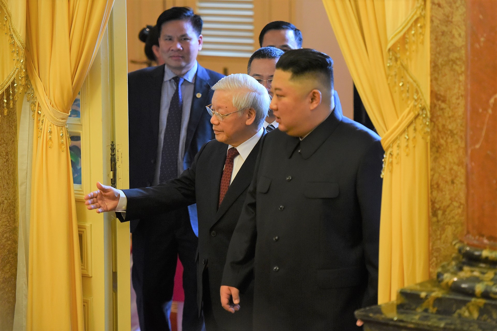 kim jong un gap lanh dao viet nam anh 1