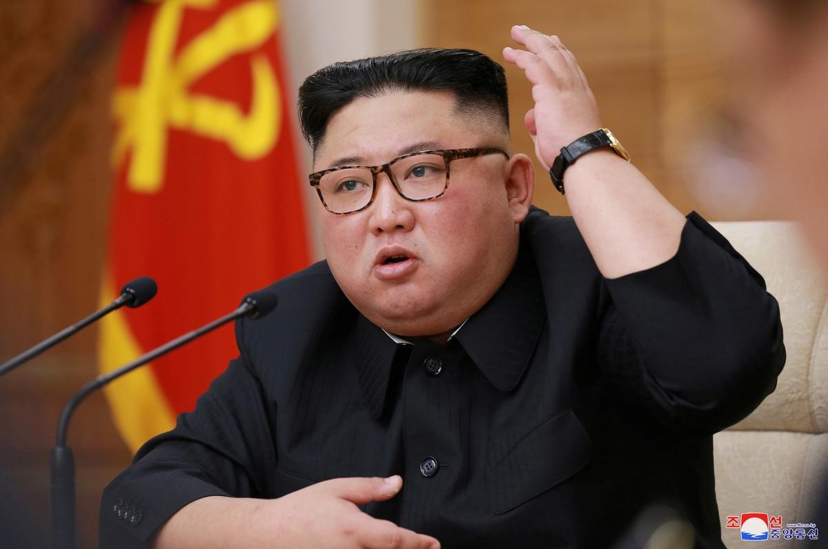 Kim Jong Un keu goi 'giang don manh' vao the luc ap dat trung phat hinh anh