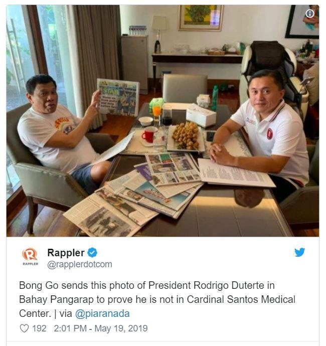 tong thong duterte bi benh anh 1