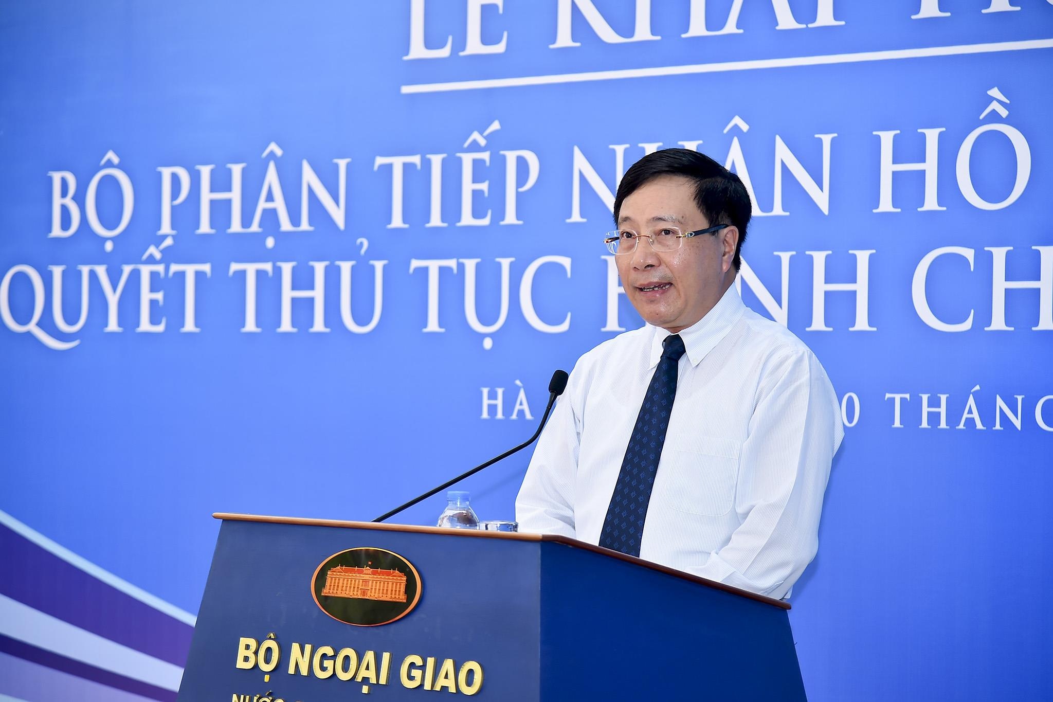 Bo Ngoai giao khai truong bo phan mot cua tai Cuc Lanh su hinh anh