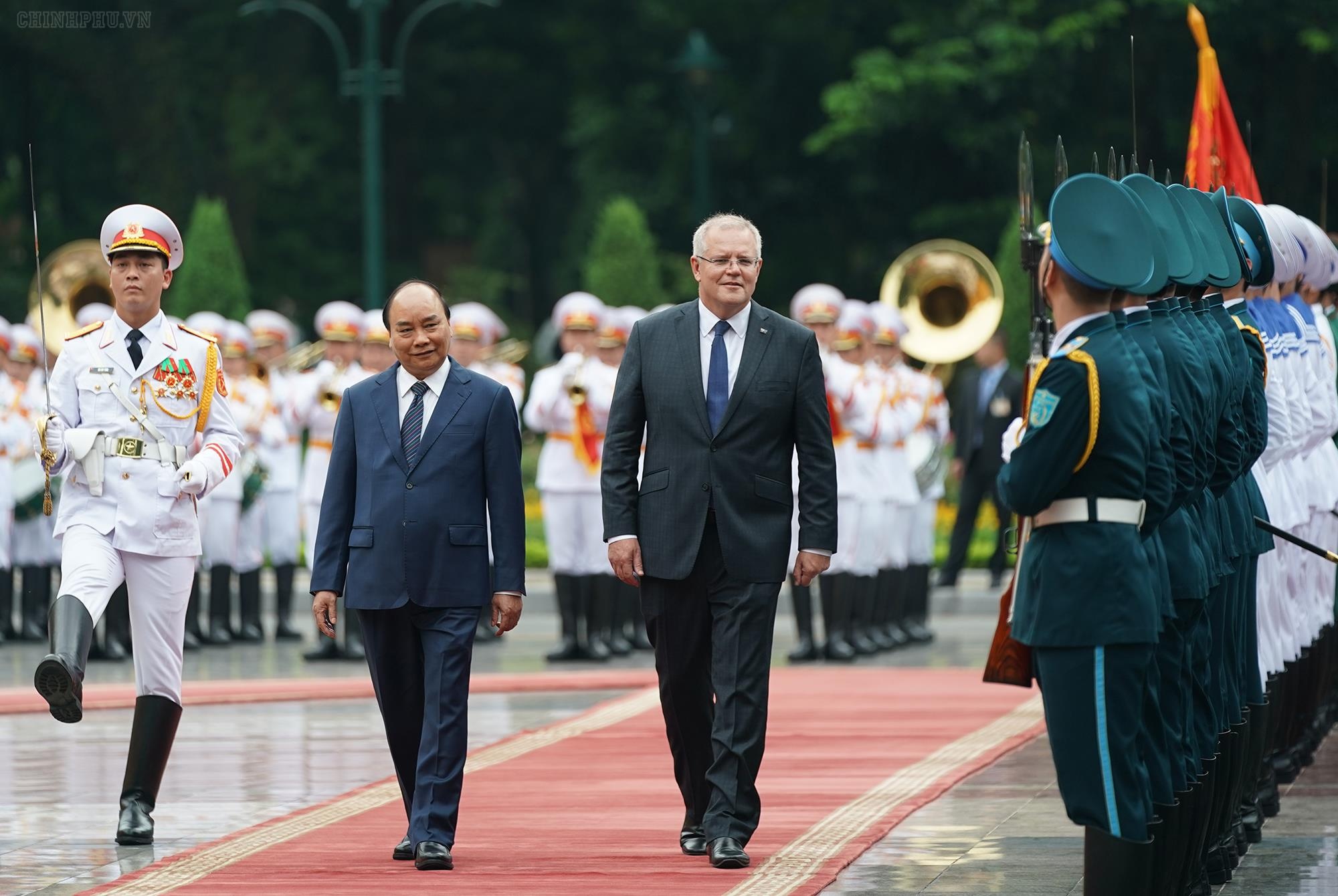 Tuyen bo chung Viet Nam - Australia nhan chuyen tham cua TT Morrison hinh anh