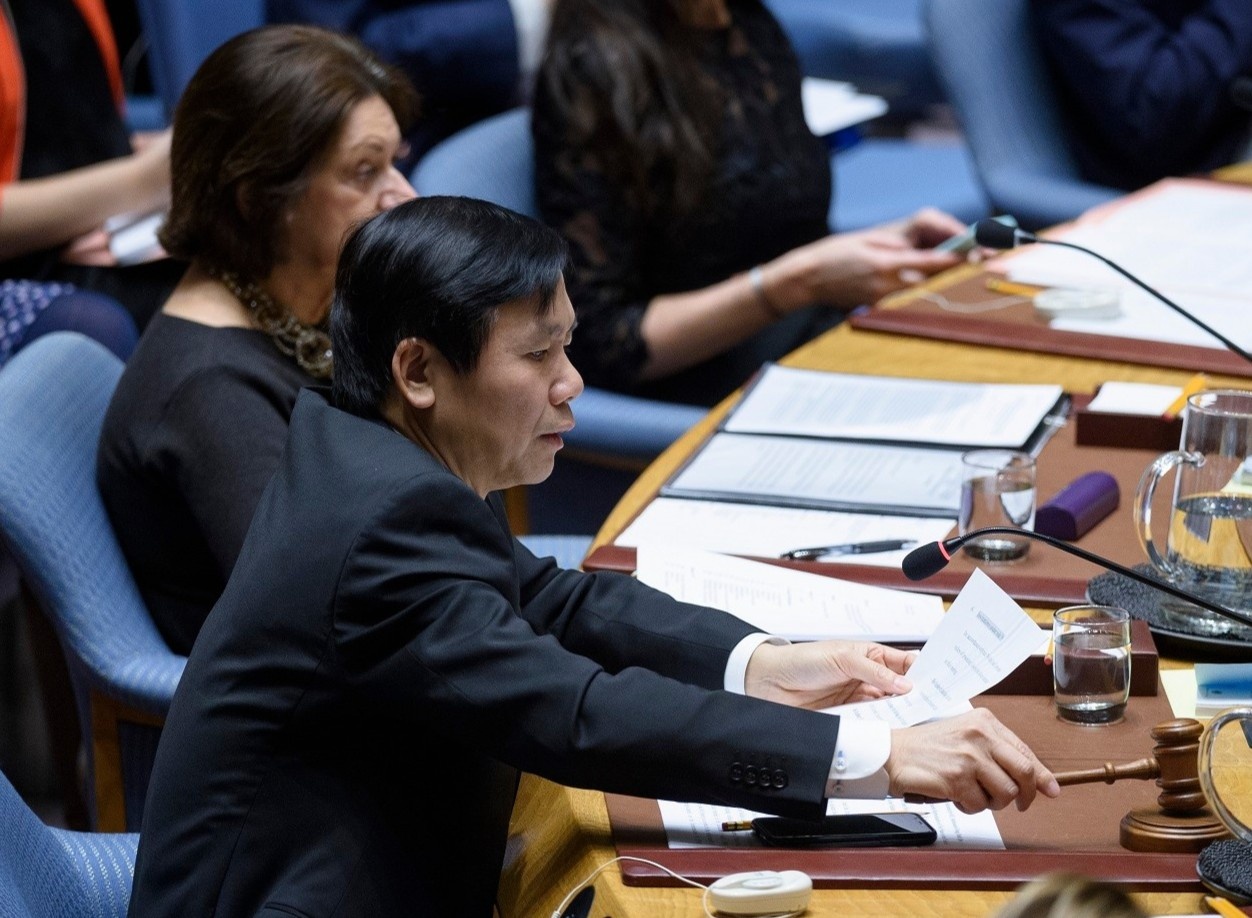 Viet Nam chu tri phien thao luan cua HDBA ve tinh hinh Trung Dong hinh anh