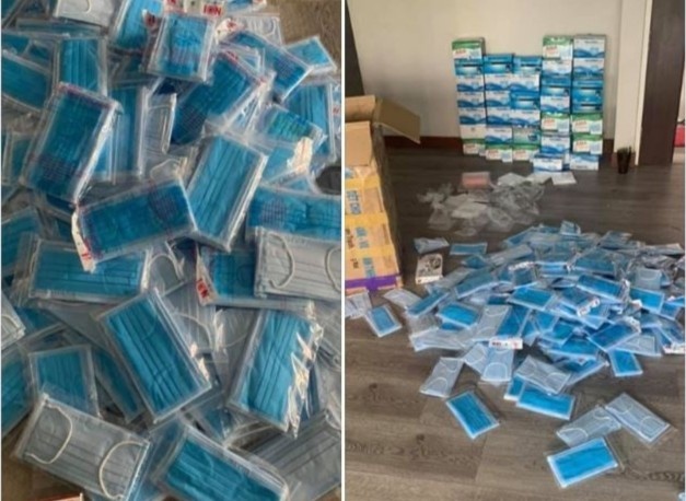 Co gai Viet cung chong phat 10.000 khau trang mien phi o Singapore hinh anh