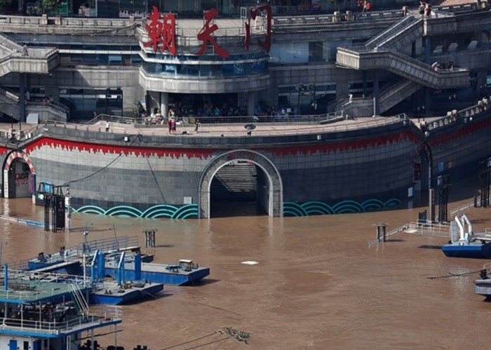 Thuong nguon song Truong Giang dat muc nuoc cao nhat tu dau nam hinh anh