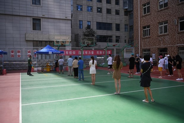 9 binh si mu noi xanh Campuchia duong tinh voi Covid-19 anh 2