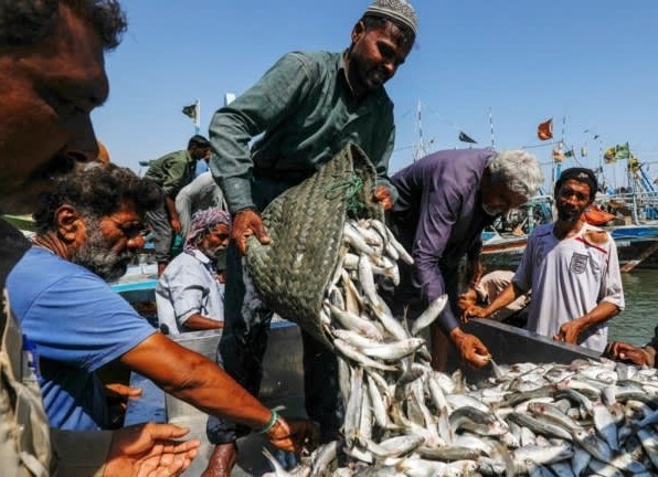 Ngu dan Pakistan lo so tau ca Trung Quoc vo vet tai nguyen bien hinh anh