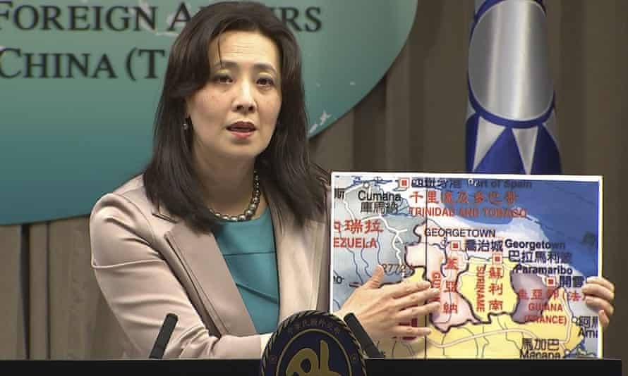 Dai Loan to Bac Kinh bat nat trong vu mo van phong o Guyana hinh anh