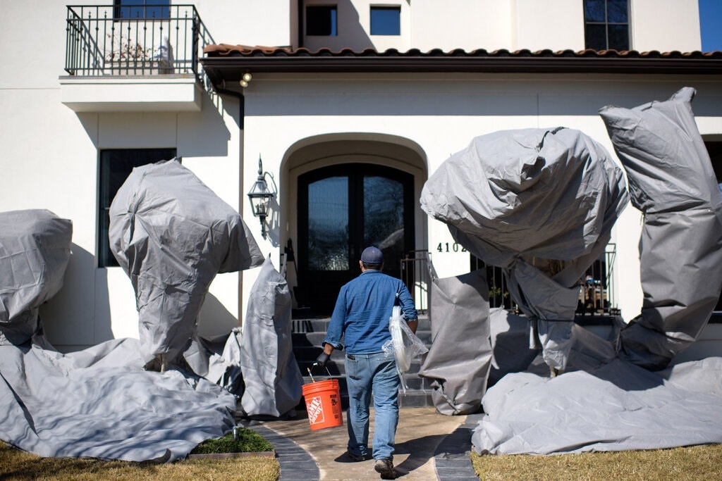 Nganh nghe dat khach o Texas sau bao tuyet hinh anh