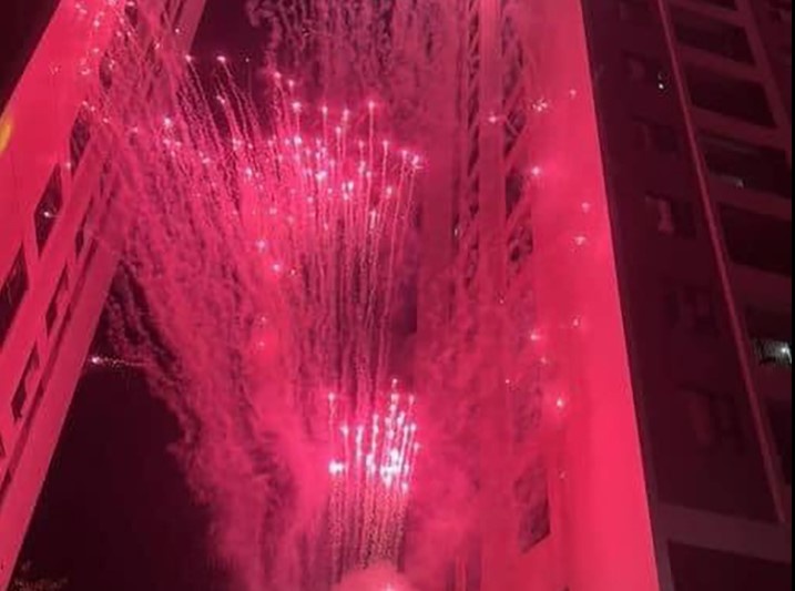 Canh sat PCCC canh bao chay, no khi dot phao hoa khong dung cach hinh anh