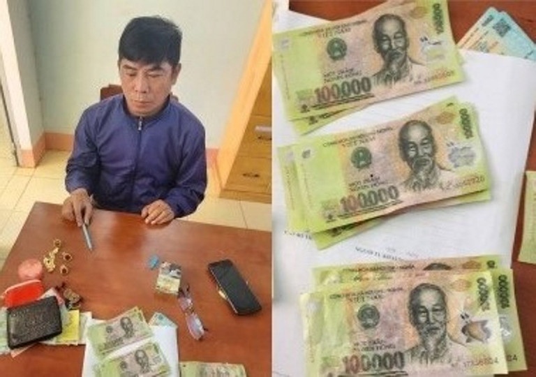 Mua tien gia tren mang roi dua ra tieu thu, cap nam nu bi bat hinh anh