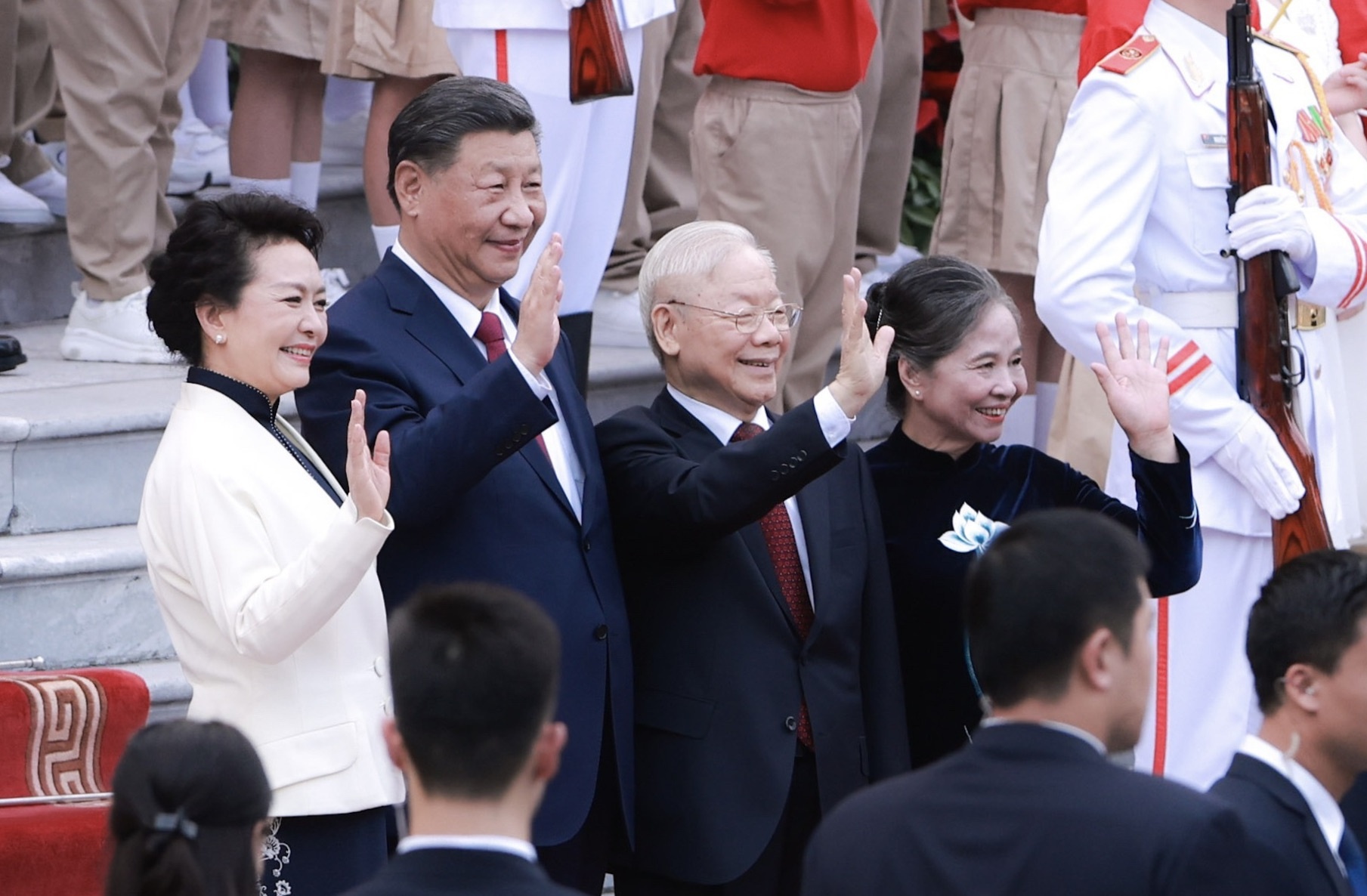 Le don Tong Bi thu, Chu tich nuoc Trung Quoc tham Viet Nam hinh anh