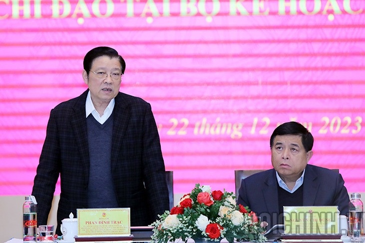 BCD T.U ve phong, chong tham nhung cong bo ket qua kiem tra Bo KH&DT hinh anh