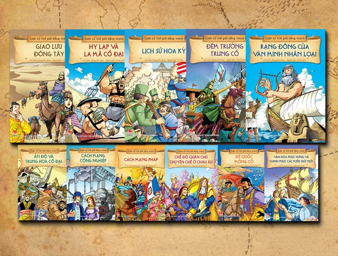 Luoc su the gioi bang tranh hinh anh