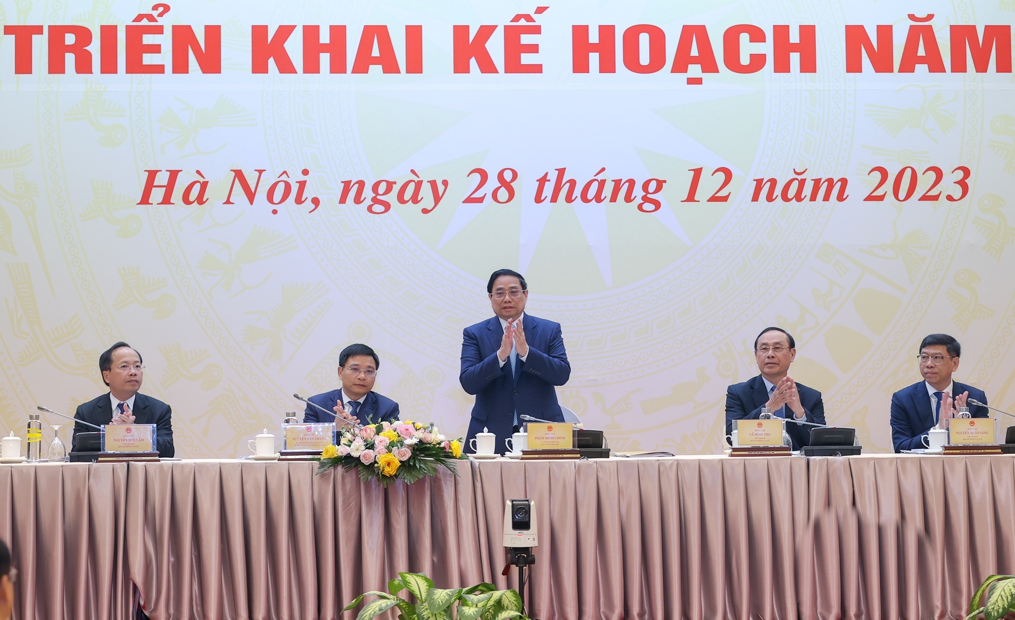 Thu tuong Pham Minh Chinh du Hoi nghi tong ket nam 2023 cua Bo GTVT hinh anh
