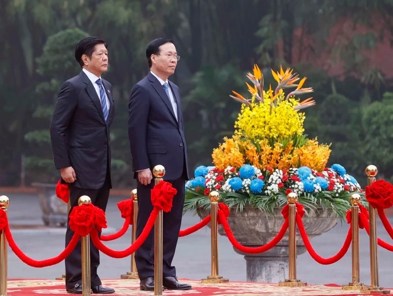 Chu tich nuoc chu tri Le don chinh thuc Tong thong Philippines hinh anh