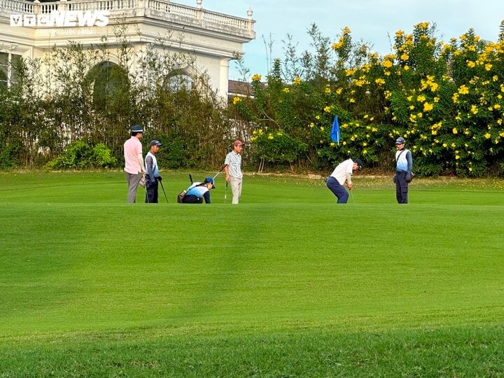 Cho thoi chuc Giam doc So NN&PTNT choi golf trong gio hanh chinh hinh anh