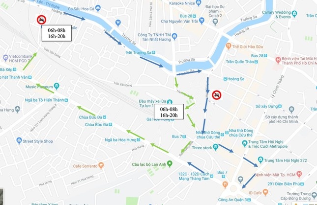 cam xe o TP.HCM anh 1