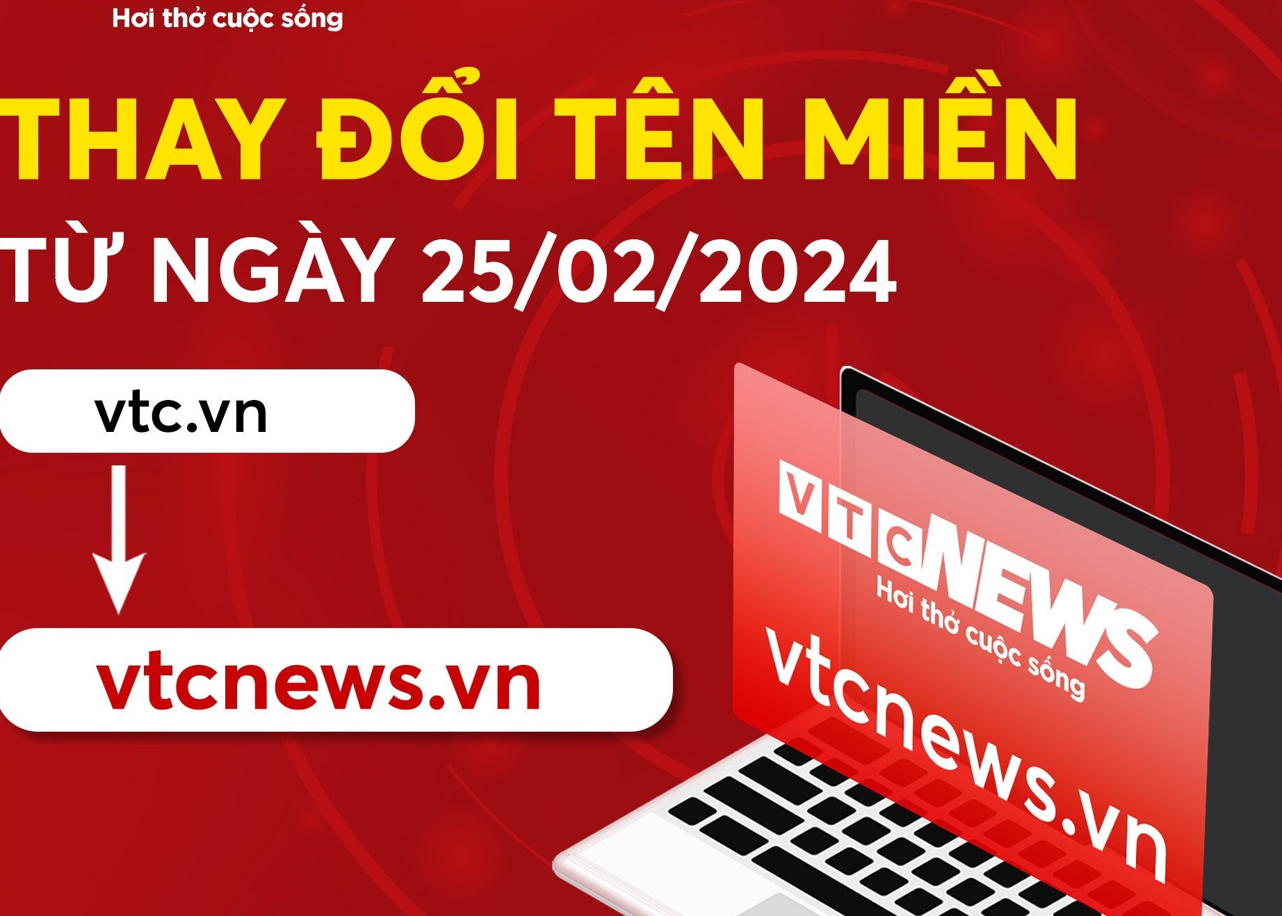 Bao dien tu VTC News doi ten mien thanh vtcnews.vn hinh anh