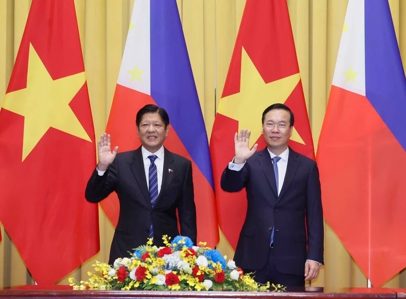 Chu tich nuoc Vo Van Thuong hoi dam voi Tong thong Philippines hinh anh