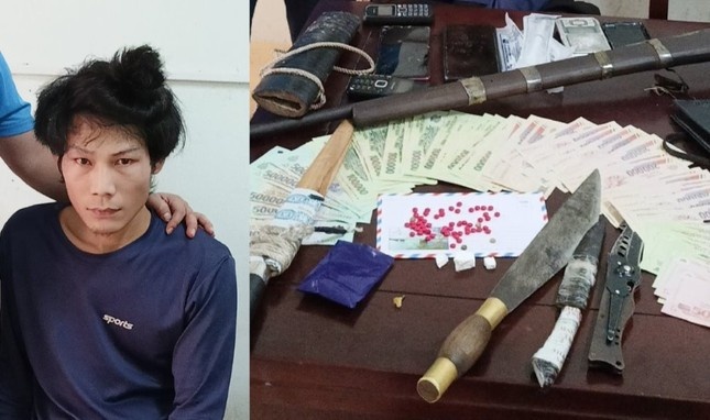 Dung lan trong rung de ban le ma tuy, thu sung phong than hinh anh